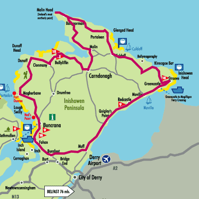 Map of Inishowen